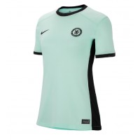 Camisa de Futebol Chelsea Christopher Nkunku #18 Equipamento Alternativo Mulheres 2023-24 Manga Curta
